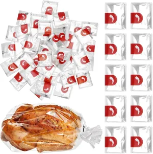 100 Counts Oven Cooking Bags, Cooking Roasting Package Bags, Grilling Toast Bag for Chicken Turkey Meats Fish Vegetables, Microwave Steamer Bags (10×15 inch)