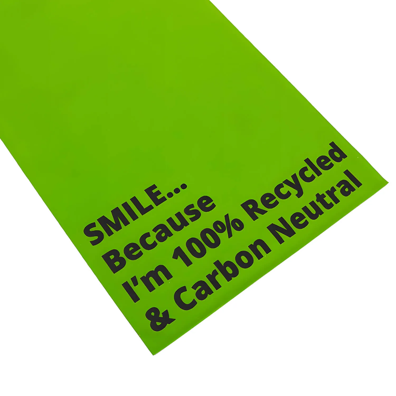 10x14 Inch Green Plastic Postage Bags - Mailing Bags for Parcels