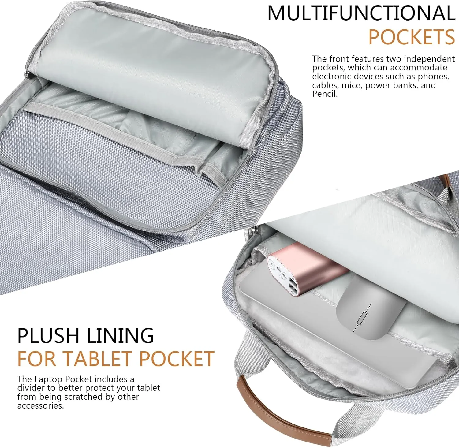 13.3-14 Inch Laptop Sleeve Bag, Laptop Bag for 14'' MacBook Pro M4 2024,14'' MacBook Pro M3&M2&M1 2023/2021, 13.6/13'' New MacBook Air M3/M2 2024/2022,Tab S8 Ultra 14.6",With Shoulder Strap(Silver)