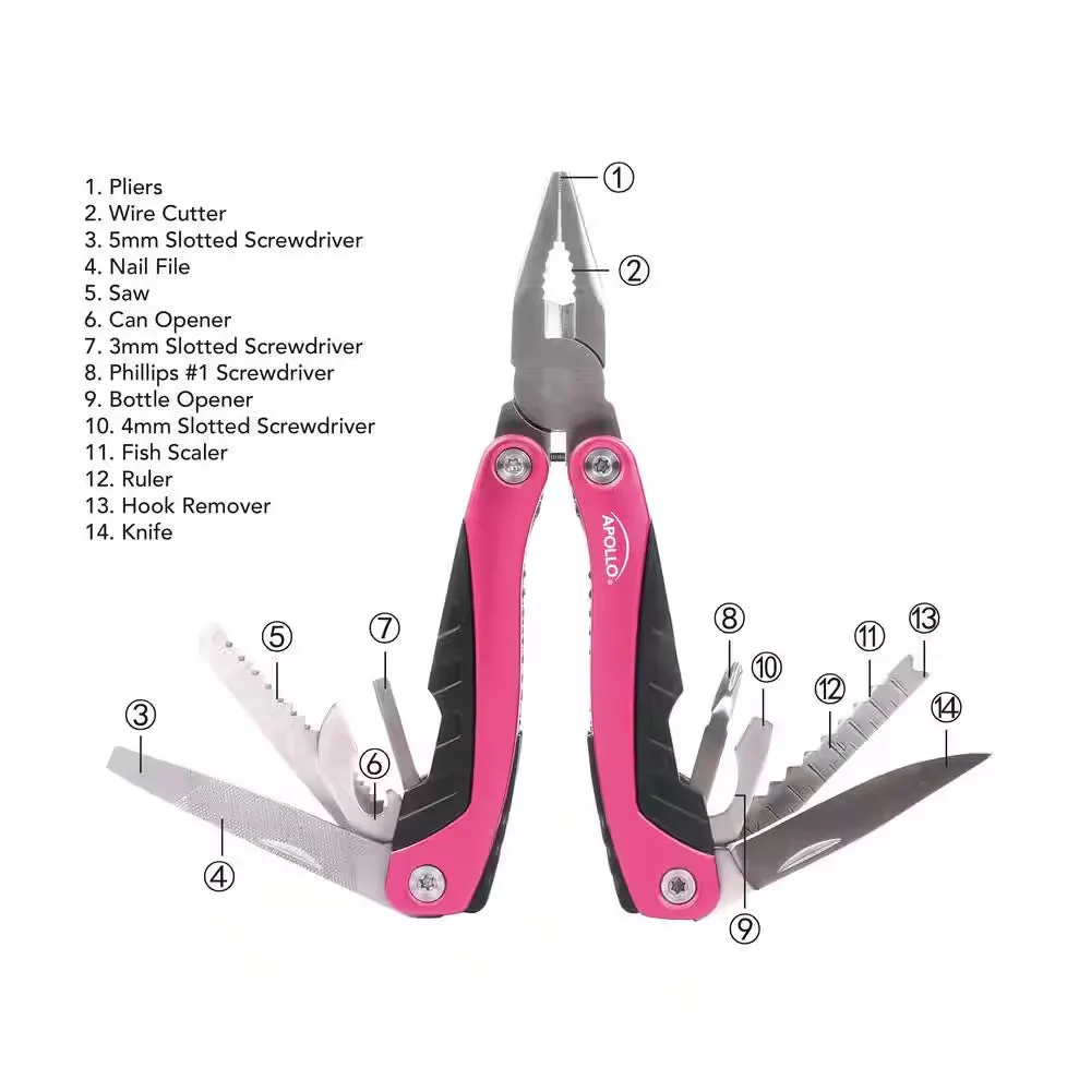 14-In-1 Multi-Tool in Pink