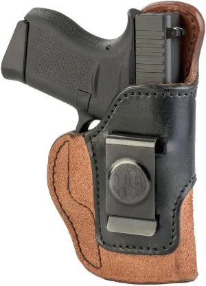 1791 GUNLEATHER Glock 43 Holster - Rigid IWB Premium Leather Gun Holster - Right Handed - Fits Glock 43, 43X, 42, 1911 3" Colt, Kimber & Sig, Bersa Thunder, Ruger LC9, SR22, P365, Walther P22