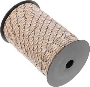 1roll Sturdy -Grade Rescue Rope Outdoor Safety Cord for Camping Climbing and Gear Binding Desert Camouflage Wear-Resistant High-Durability Design