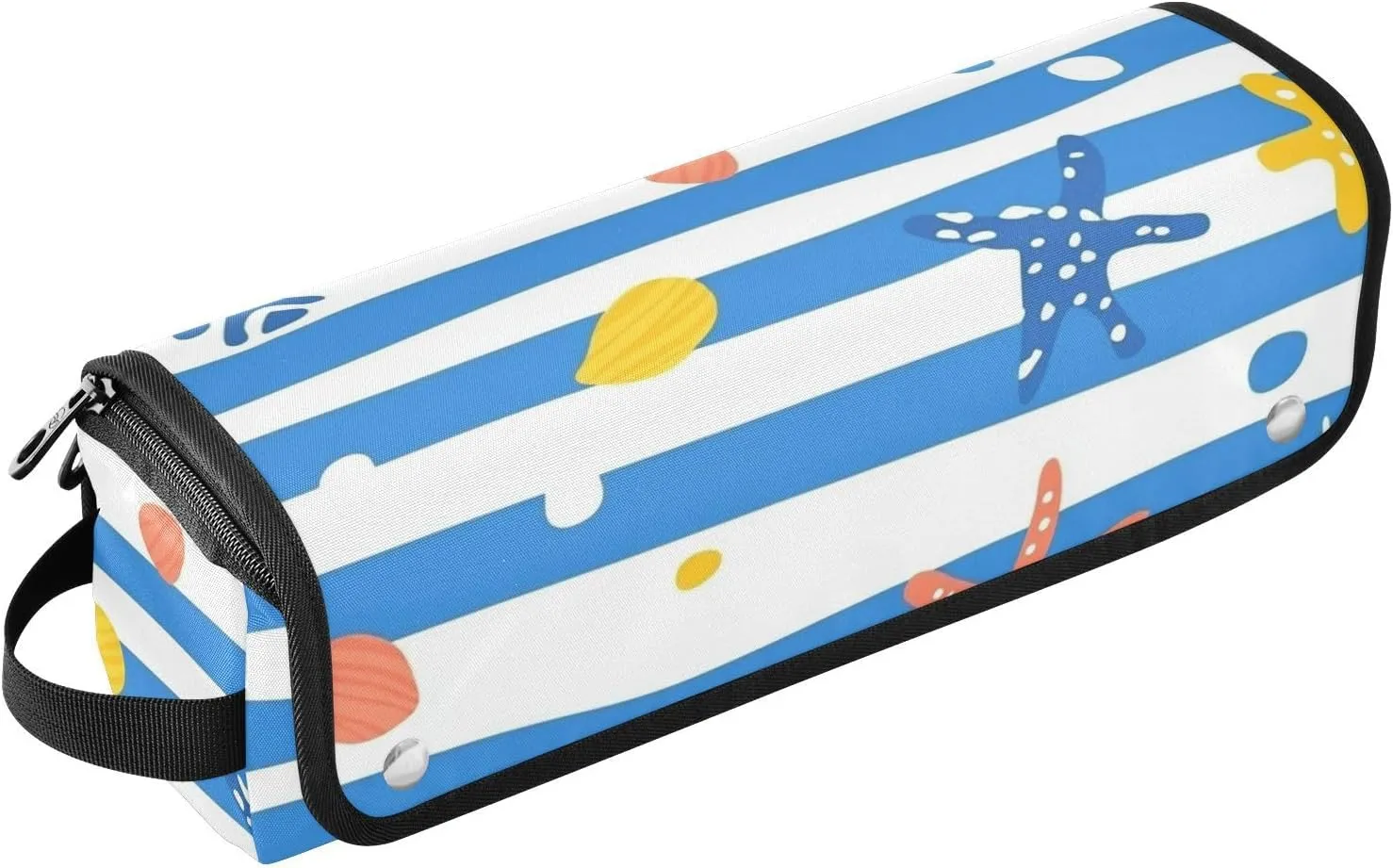 2 in 1 Hair Tools Organizer and Heat Resistant Mat Portable Travel Carrying Case for Flat Irons, Straighteners, Curling Irons, Blue Starfish Travel Bag for Women