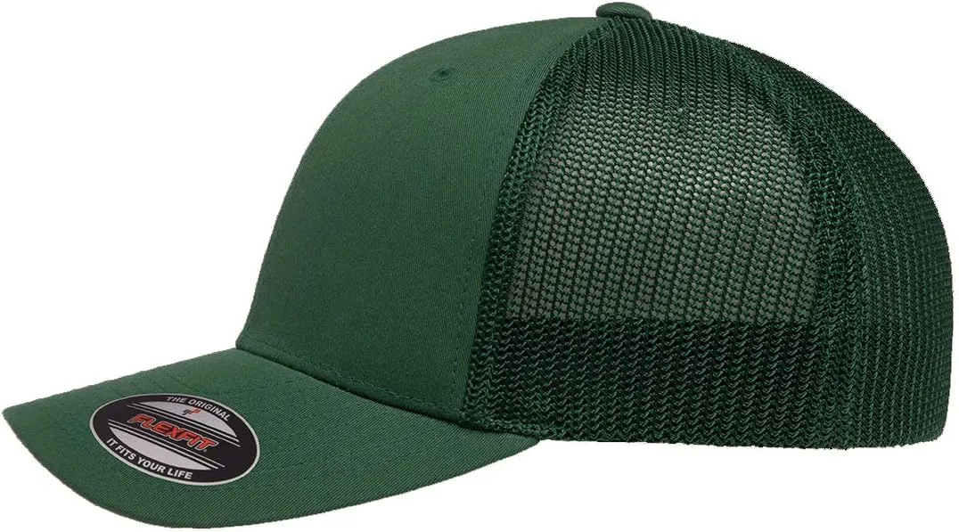 2019 2020 Bullitt Ford Mustang Outline Design Flexfit Trucker Mesh Fitted Cap