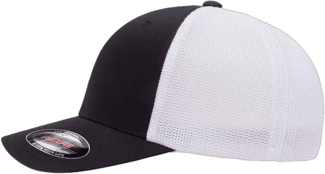 2019 2020 Bullitt Ford Mustang Outline Design Flexfit Trucker Mesh Fitted Cap