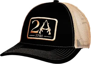 2A 1791 Snap Cap Second Amendment, Men Women Classic Mesh-Back Design Outdoor Everyday Wear All-Season Perfect for Gifting
