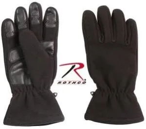 3470 Micro Fleece All Weather Gloves (Small, Black)