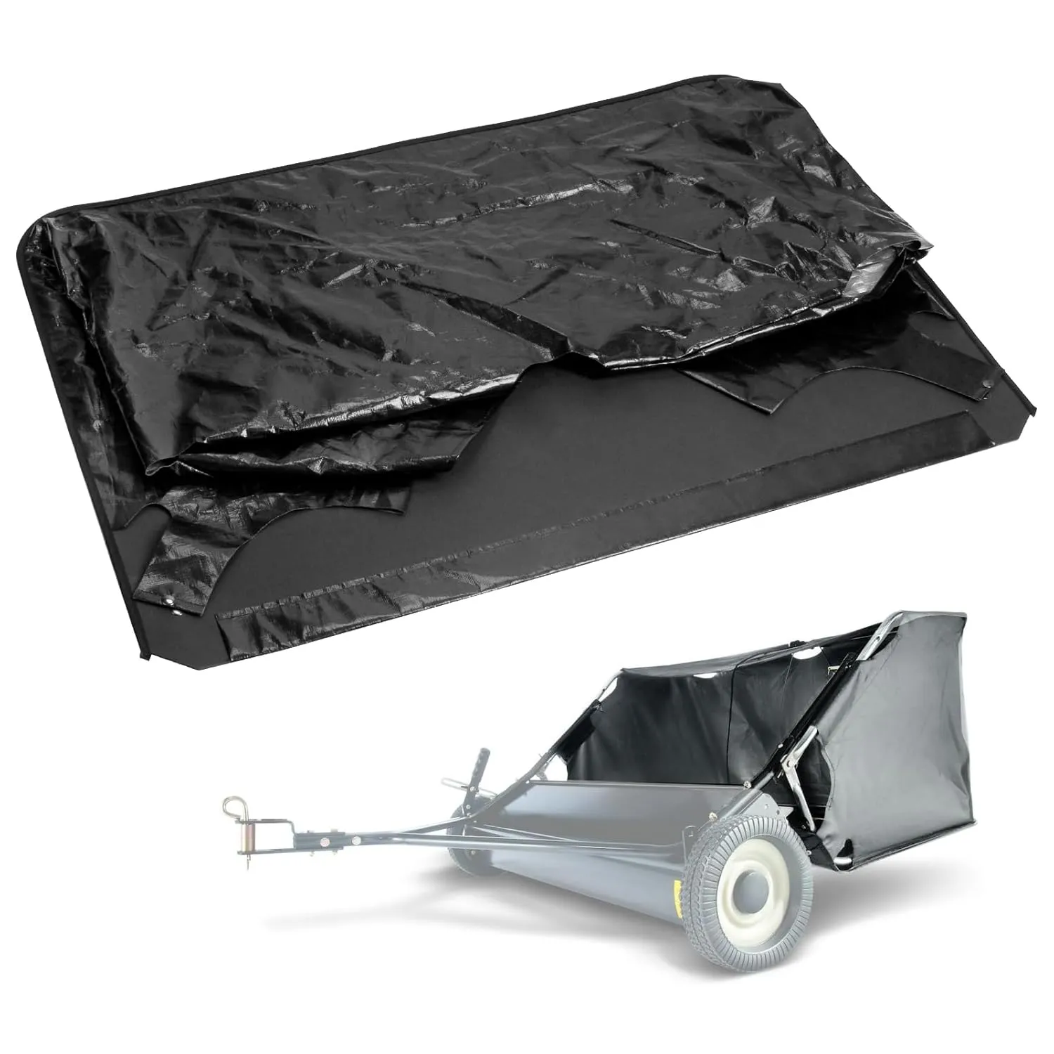 48388 Hopper Bag Replacement for Agri-Fab 45-0320 Lawn Sweeper,Lawn & Leaf Sweeper Bag Fit for Agri-Fab 42" Tow Lawn Sweeper Parts
