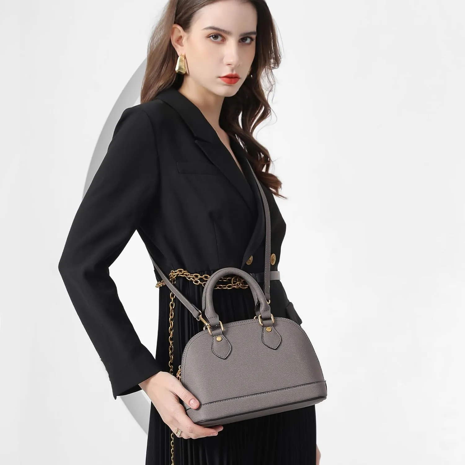 4PCS Women Fashion Handbags Purses Wallet Tote Shoulder Bags Casual Crossbody Bags, Best Valentine's Day Gift for Ladies Girls, Satchel Purse Set 4pcs