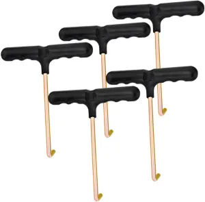 5pcs Portable Shoelace Tighteners T-Shaped Pullers for Hockey Skates and Casual Shoes Ergonomic Design for Comfort and Efficiency