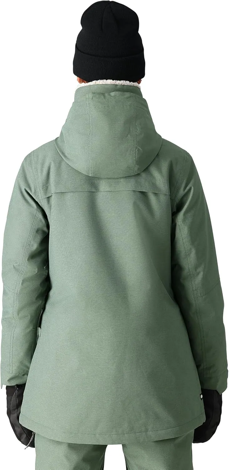 686 Women's Spirit Insulated Jacket - 2-Layer Fabric Design with Faux Fur and Satin Lining - Water & Weather Resistant