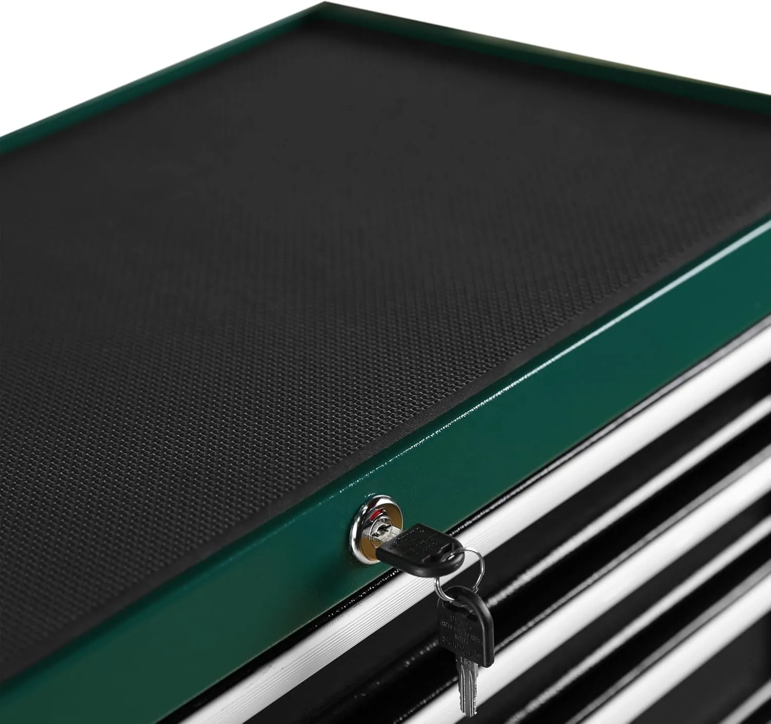 7-Drawer Tool Chest Organizer & Storage Cart, Multifunctional Tool Cabinet for Garage, Warehouse, Repair Shop (Black Green)