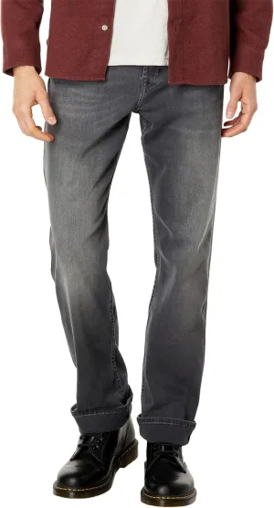 7 For All Mankind Men's Austyn Squiggle in Trajectory Relaxed Fit Mid Rise Jeans