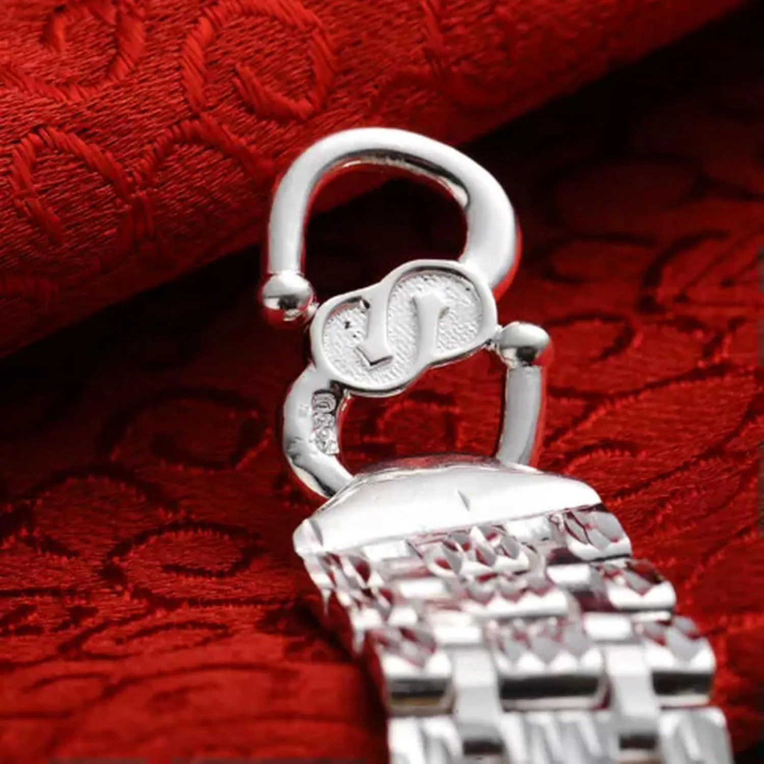 990 Pure Silver Bracelet for Women Men 15mm Wider Watch Link 7inch to 8inch -21cm/8.26inch-39-40g
