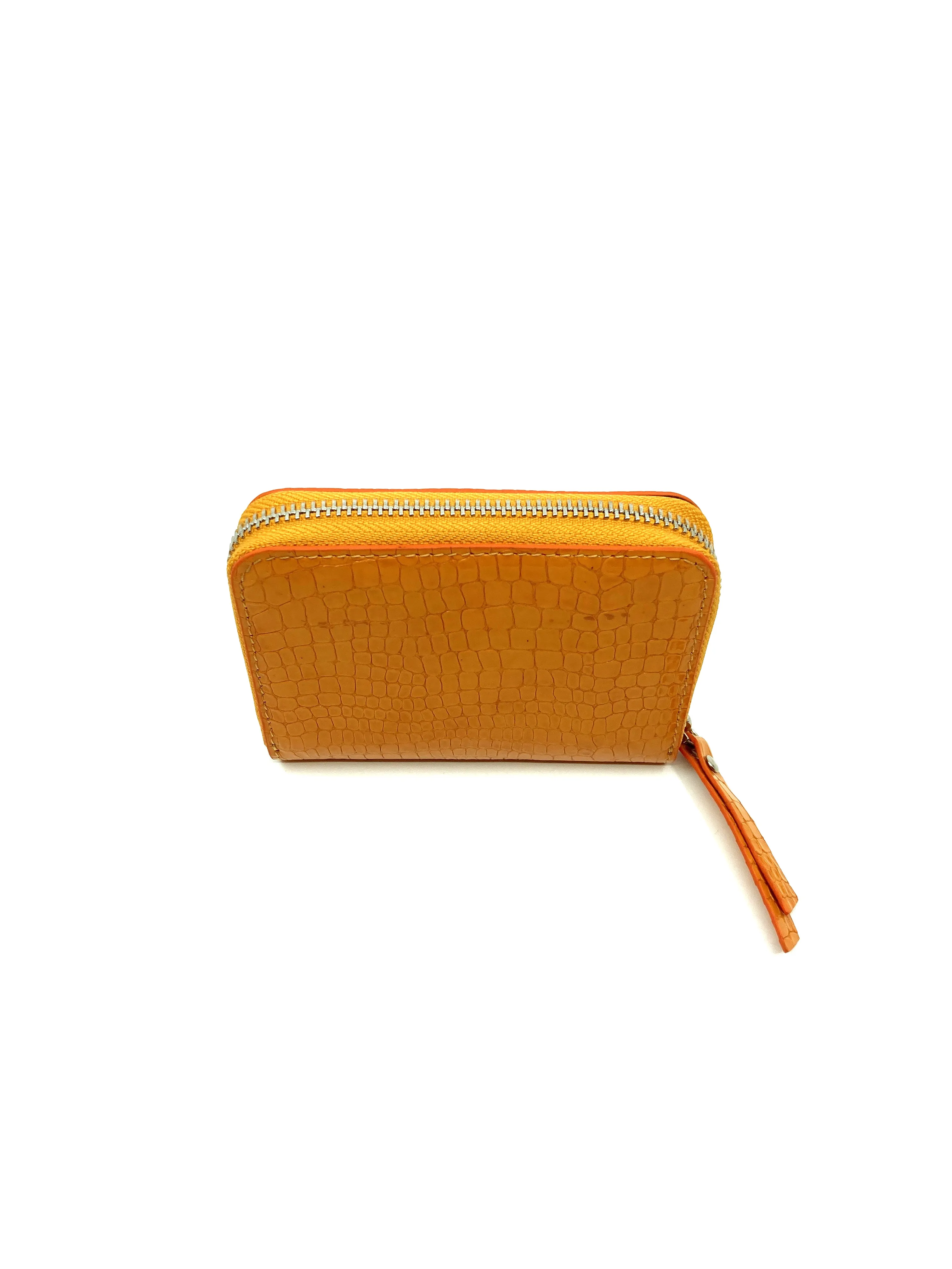 A Class Orange Leather Small Wallet - 262 091 89
