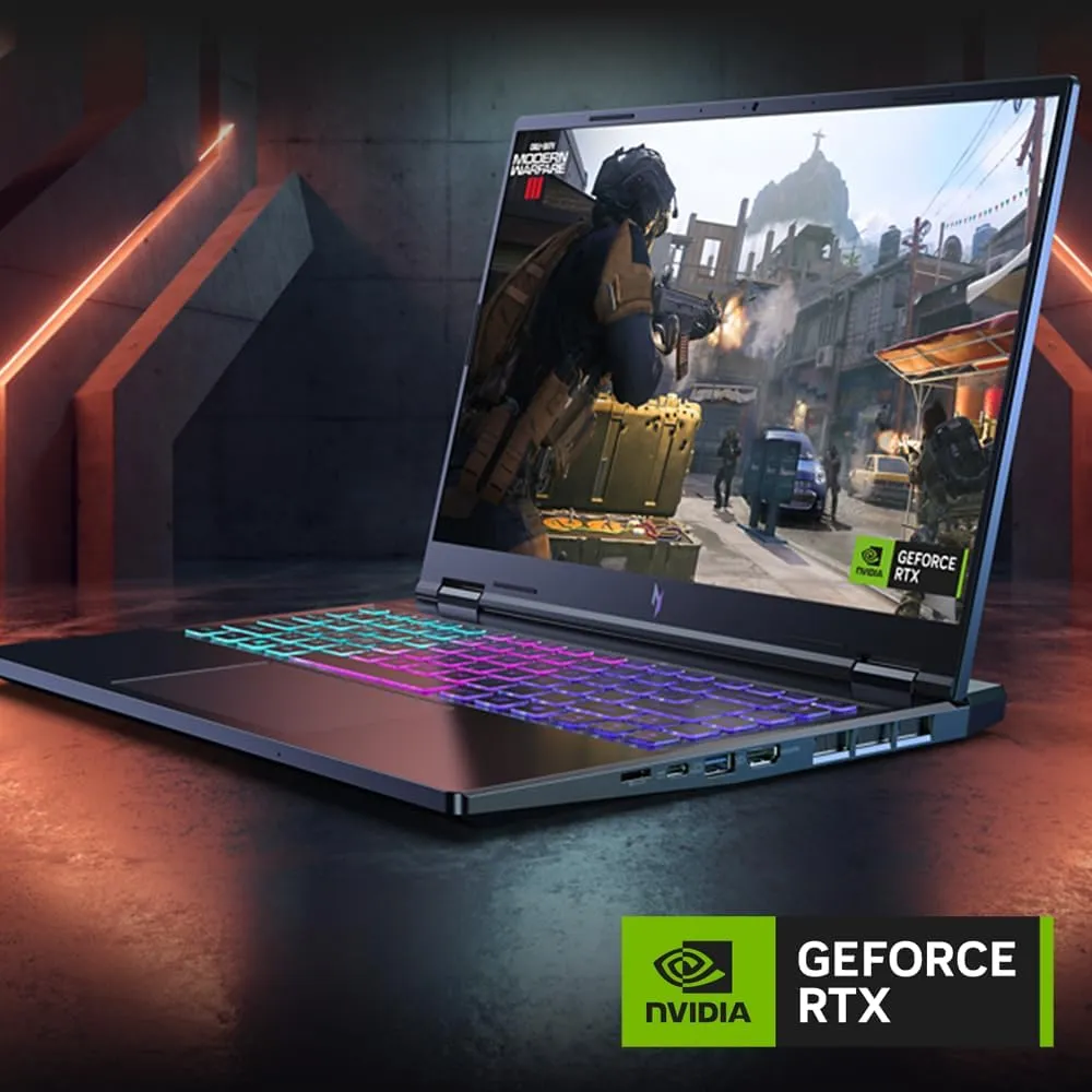 Acer Nitro 14 Gaming Laptop | AMD Ryzen 7 8845HS Octa-Core AI Capable Processor | NVIDIA GeForce RTX 4060 Laptop GPU | 14.5" WUXGA IPS 120Hz Display | 16GB LPDDR5X | 512GB SSD | WiFi 6E | AN14-41-R74Z
