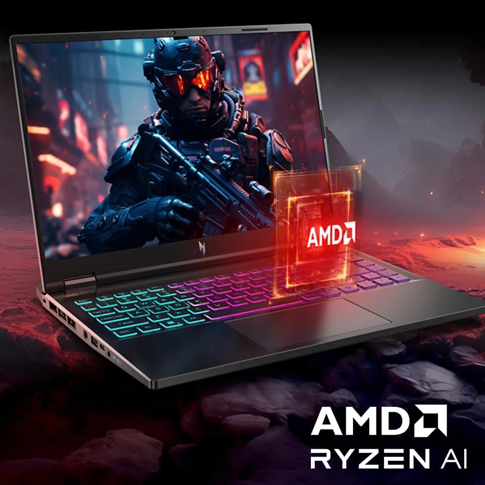 Acer Nitro 14 Gaming Laptop | AMD Ryzen 7 8845HS Octa-Core AI Capable Processor | NVIDIA GeForce RTX 4060 Laptop GPU | 14.5" WUXGA IPS 120Hz Display | 16GB LPDDR5X | 512GB SSD | WiFi 6E | AN14-41-R74Z