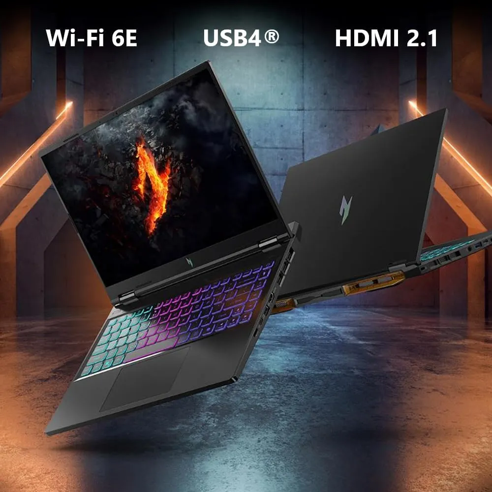 Acer Nitro 14 Gaming Laptop | AMD Ryzen 7 8845HS Octa-Core AI Capable Processor | NVIDIA GeForce RTX 4060 Laptop GPU | 14.5" WUXGA IPS 120Hz Display | 16GB LPDDR5X | 512GB SSD | WiFi 6E | AN14-41-R74Z