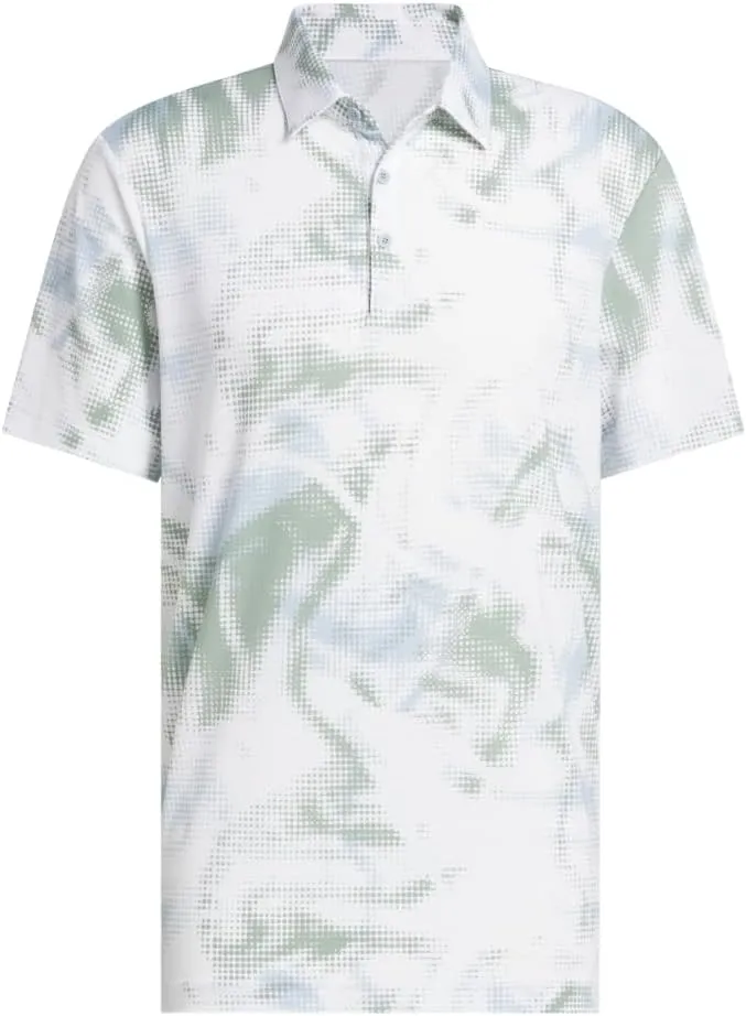adidas Men's Ultimate365 Printed Mesh Polo Shirt