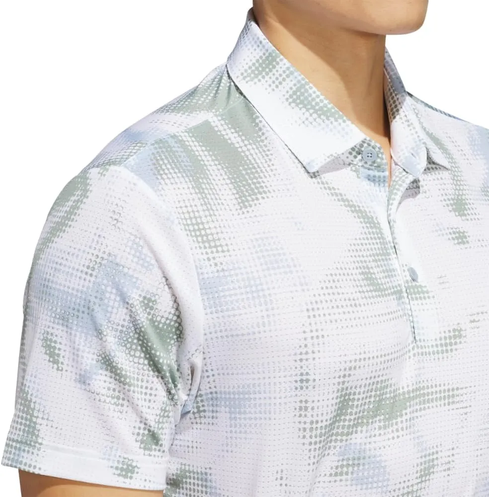 adidas Men's Ultimate365 Printed Mesh Polo Shirt