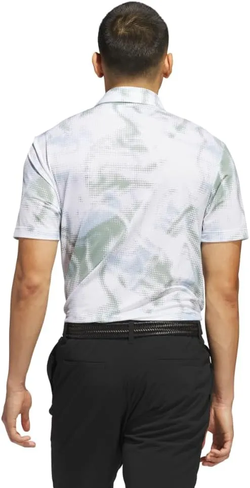 adidas Men's Ultimate365 Printed Mesh Polo Shirt