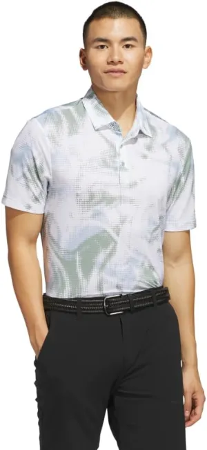 adidas Men's Ultimate365 Printed Mesh Polo Shirt
