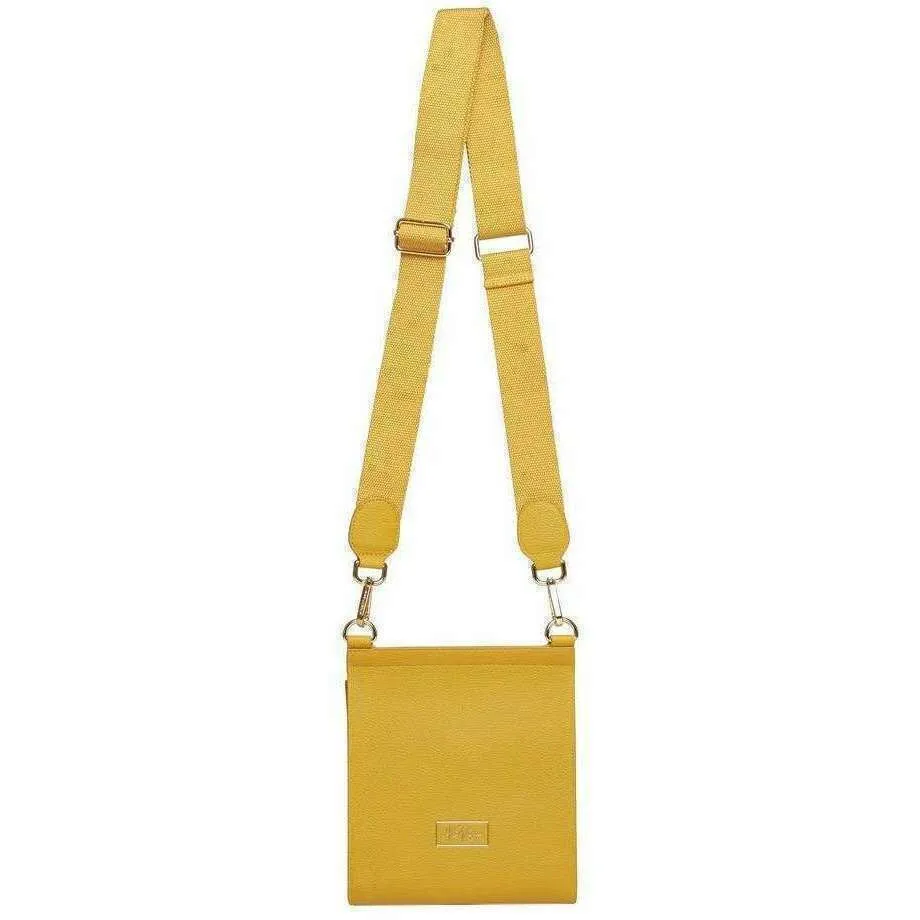 Alice Wheeler London Bloomsbury Crossbody Bag - Ochre Yellow