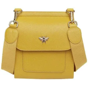 Alice Wheeler London Bloomsbury Crossbody Bag - Ochre Yellow