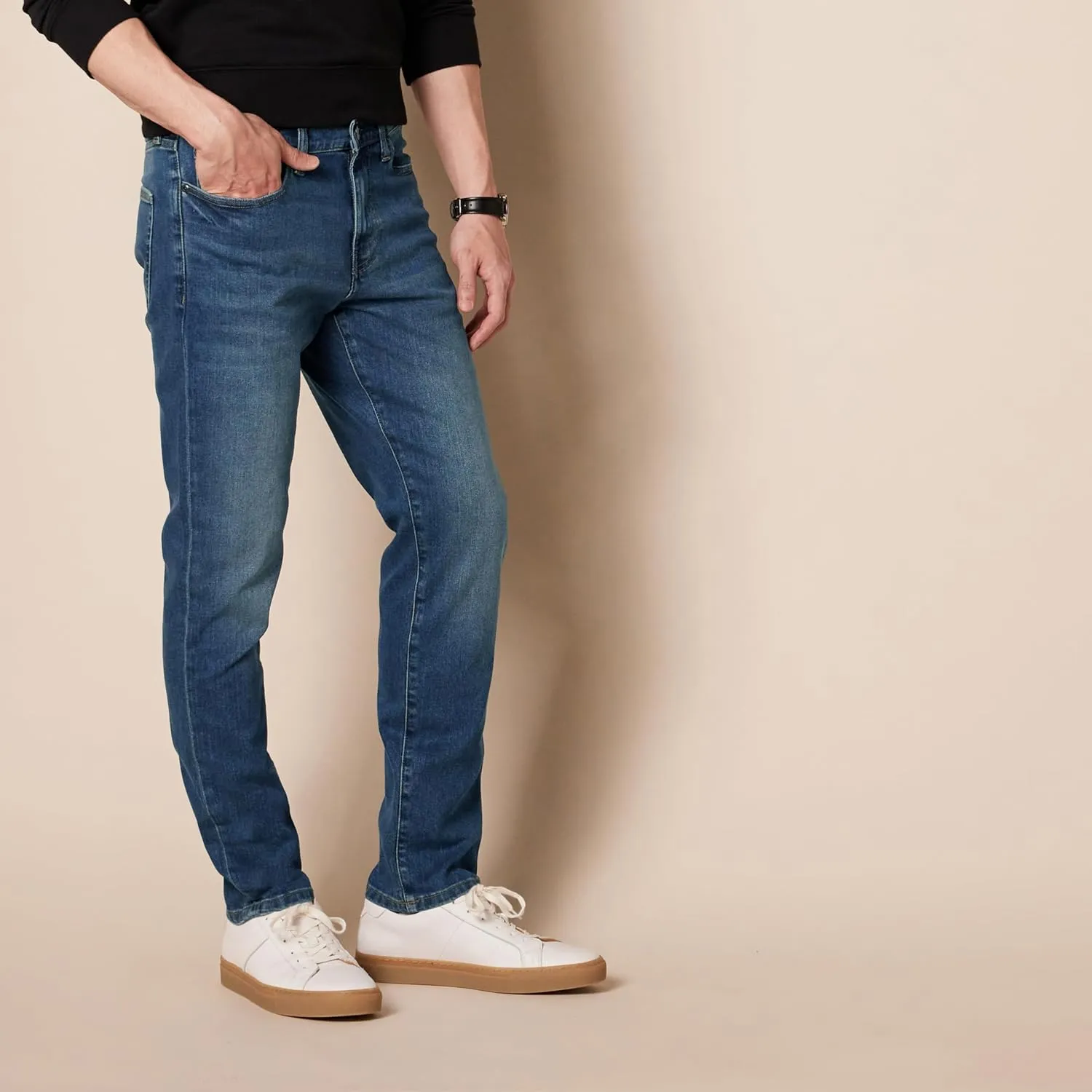Amazon Essentials Men's Slim-Fit Comfort Stretch Jeans (Previously Goodthreads)