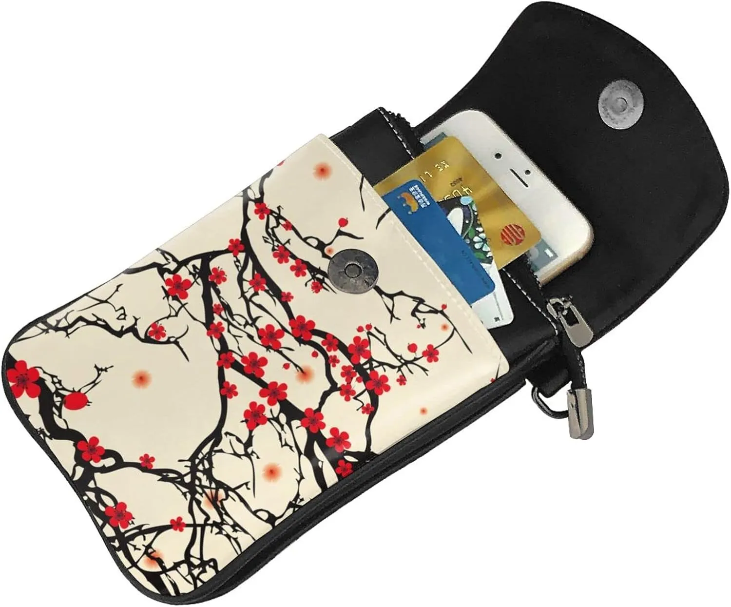 AMRANDOM Small Crossbody Bag for Women Men Mini Phone Purses with Crossbody Strap