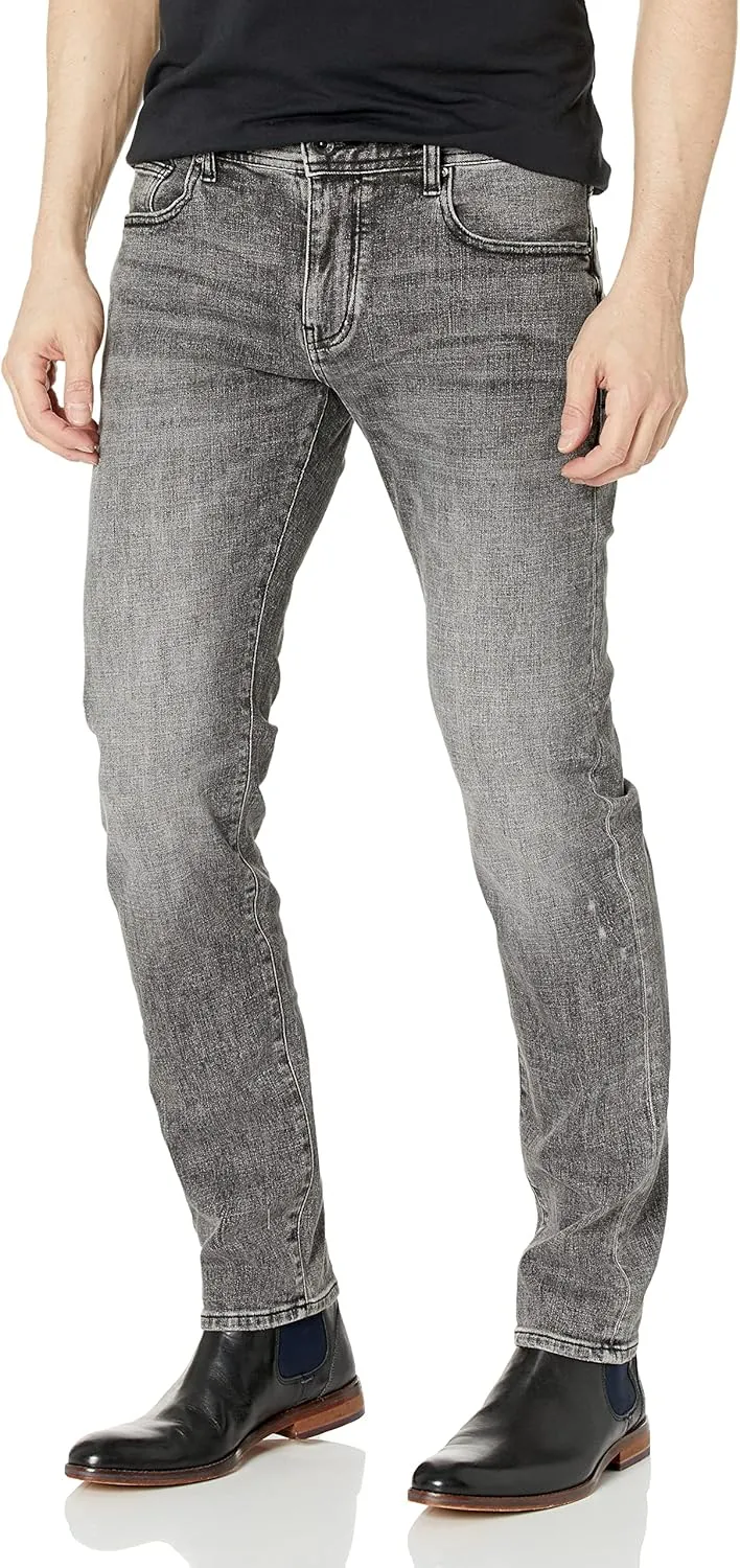 Armani Exchange Men's 5 Pocket Stretch Cotton Grey Denim Pant