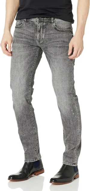 Armani Exchange Men's 5 Pocket Stretch Cotton Grey Denim Pant