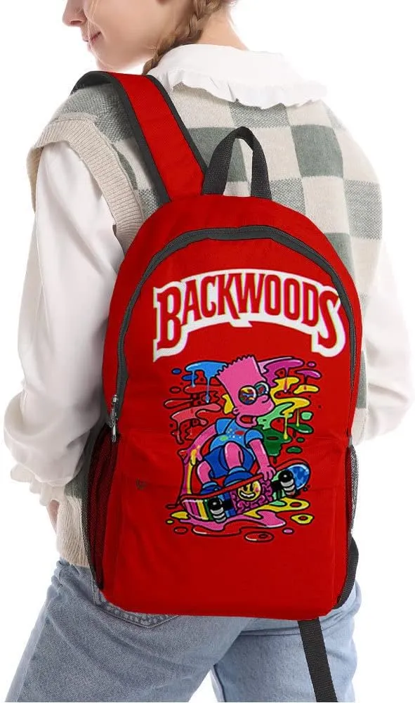 Backwoods Laptop School Backpack Travel Shoulder Book Backpack (B), 26*44*15cm