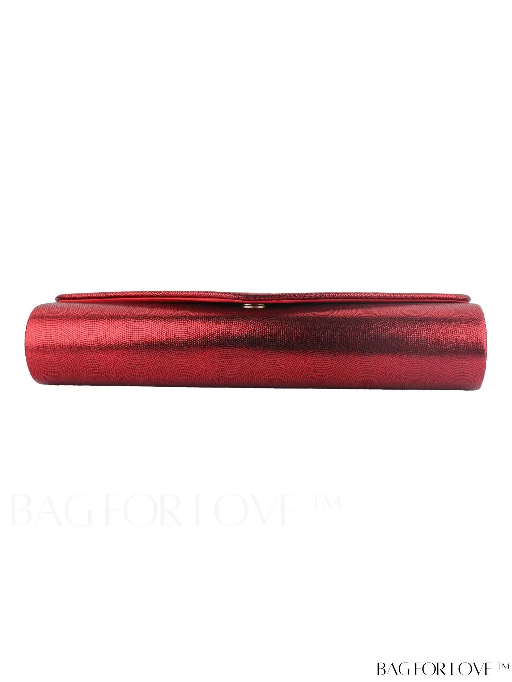 BagForLove - Chic Flap Clutch - Elegant Design with Metal Chain Strap