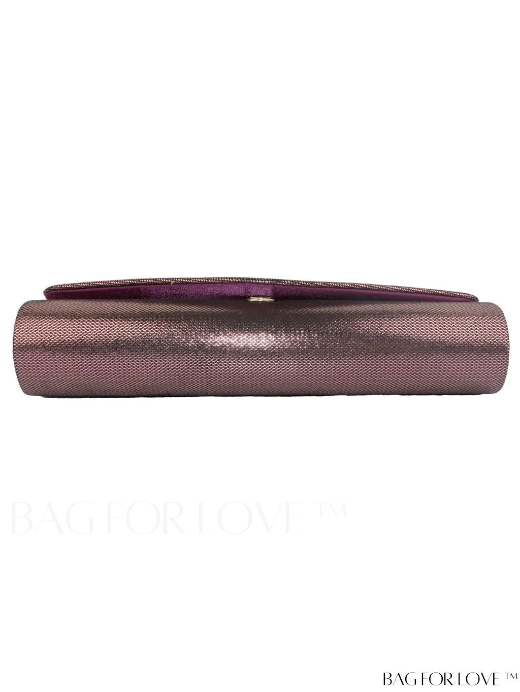 BagForLove - Chic Flap Clutch - Elegant Design with Metal Chain Strap