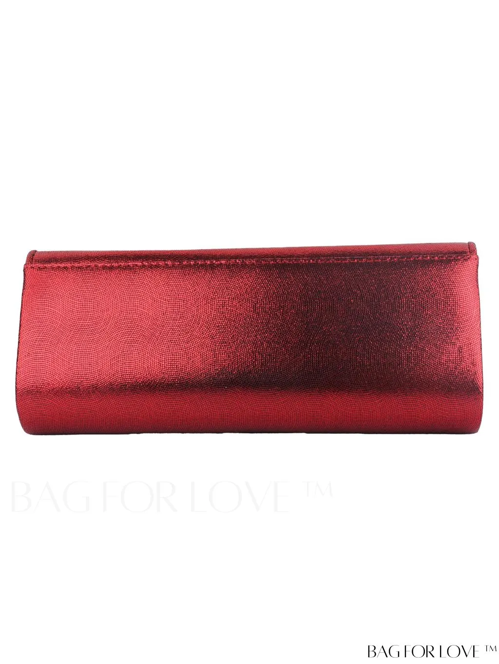 BagForLove - Chic Flap Clutch - Elegant Design with Metal Chain Strap