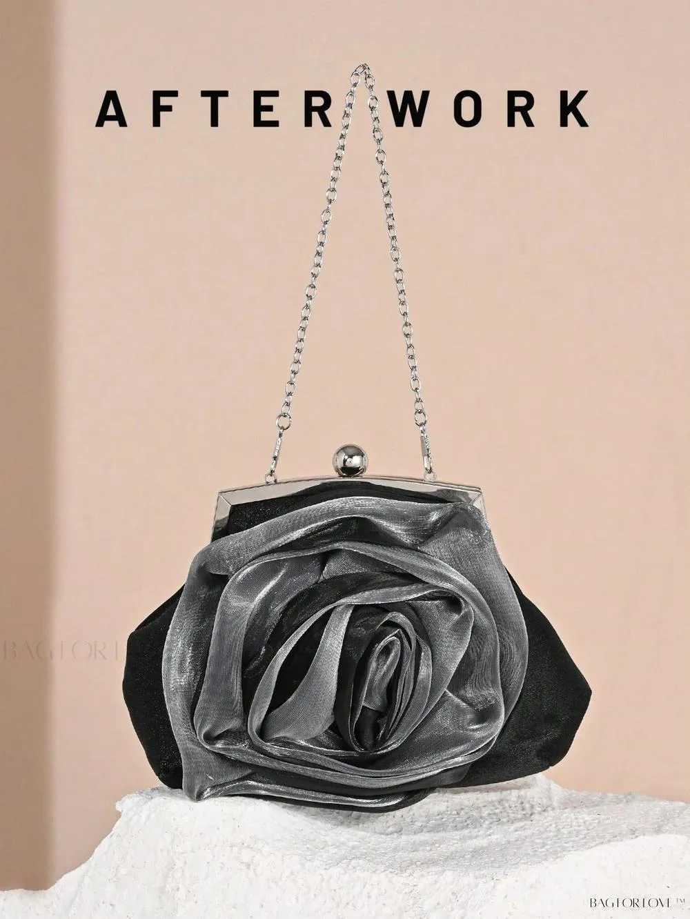 BagForLove - Elegant Bridal Handbag Features Delicate Flower Design