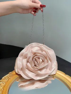 BagForLove - Elegant Bridal Handbag Features Delicate Flower Design
