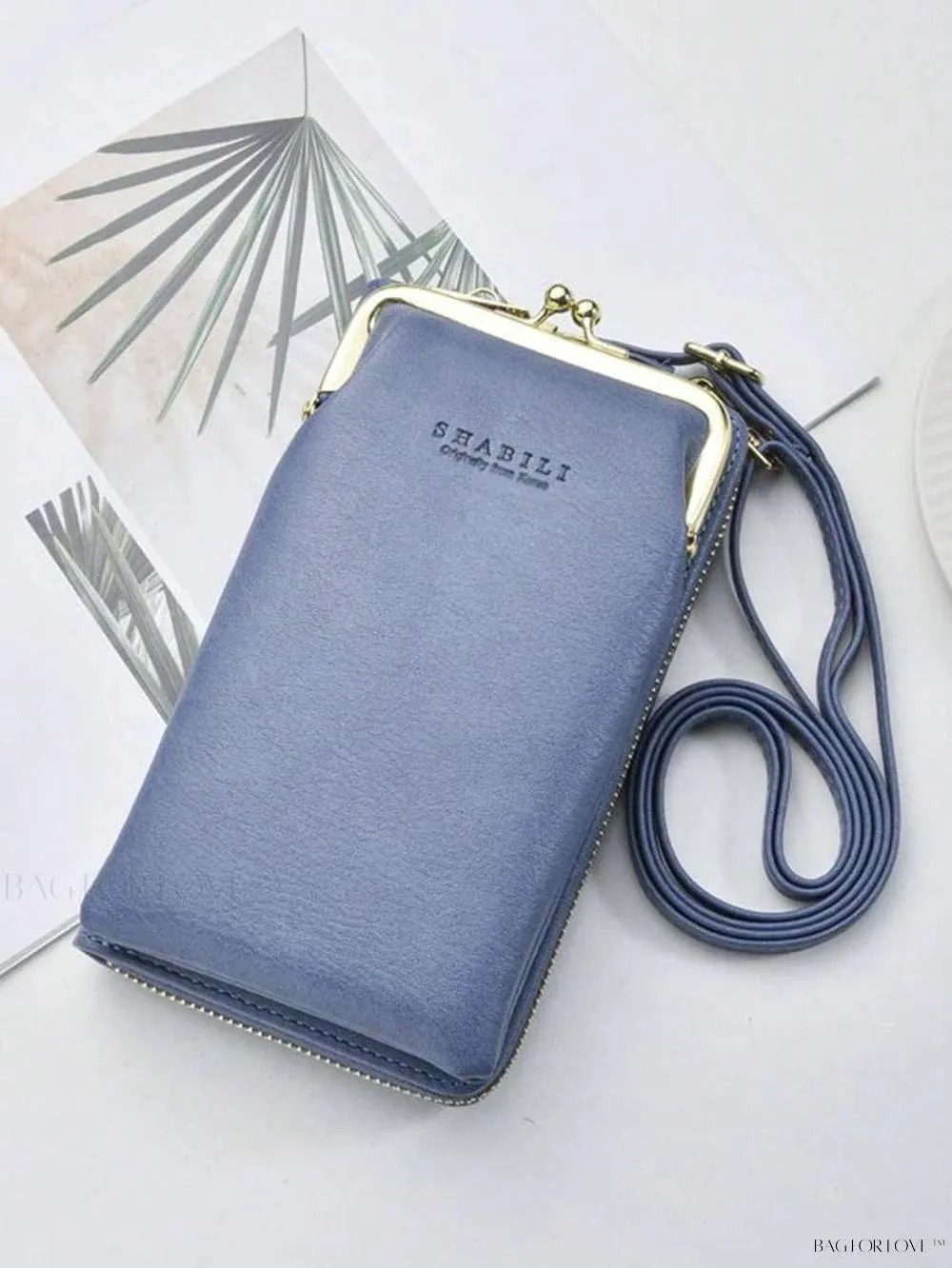 BagForLove - Long Wallet with Card Slots and Phone Pouch, Perfect for Ladies