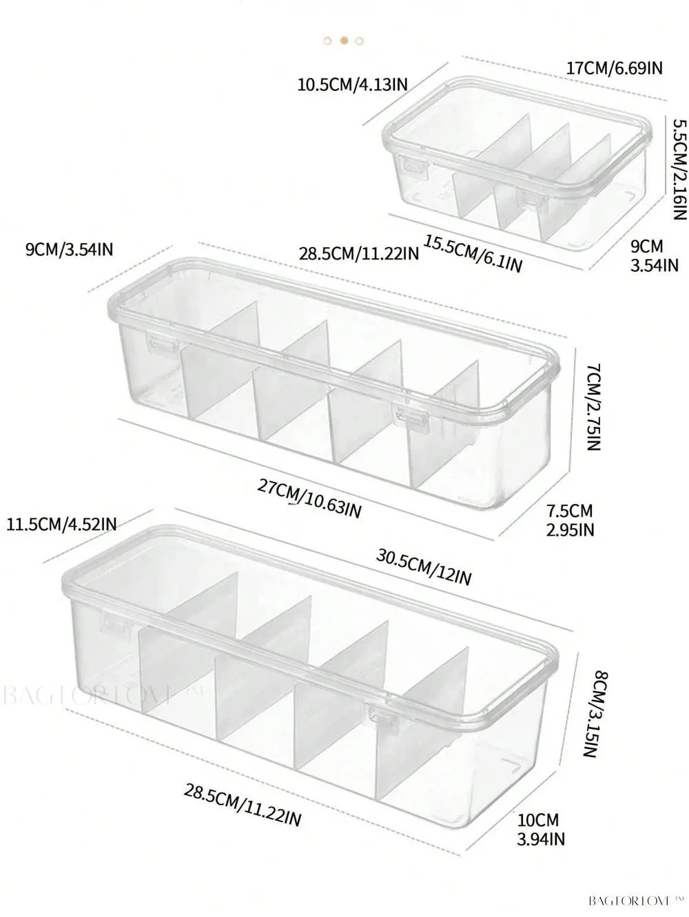 BagForLove - Multi-Compartment Case for Organizing Essentials
