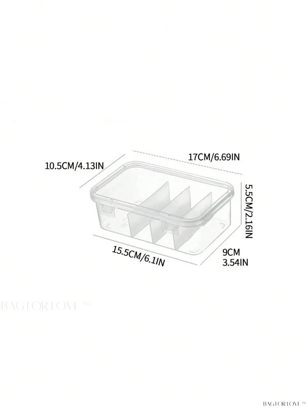 BagForLove - Multi-Compartment Case for Organizing Essentials
