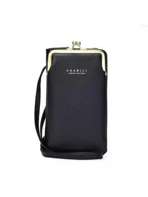 BagForLove - New Arrivals Women's Long Crossbody Shoulder Bag with Zipper and Button