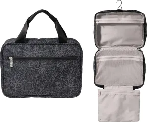 Baggallini Unisex's Large Hanging Travel Toiletry Kit-Lightweight 8x11 Inch Makeup Bag Toiltery