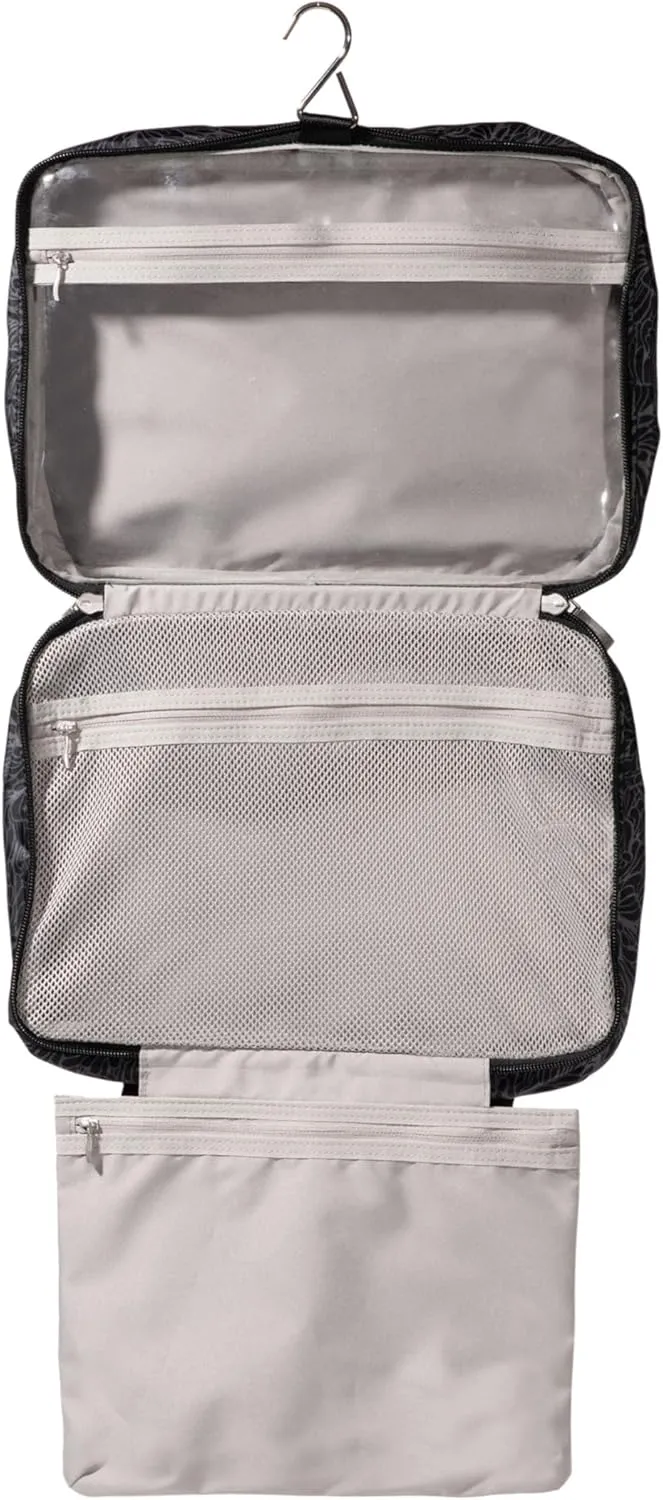 Baggallini Unisex's Large Hanging Travel Toiletry Kit-Lightweight 8x11 Inch Makeup Bag Toiltery