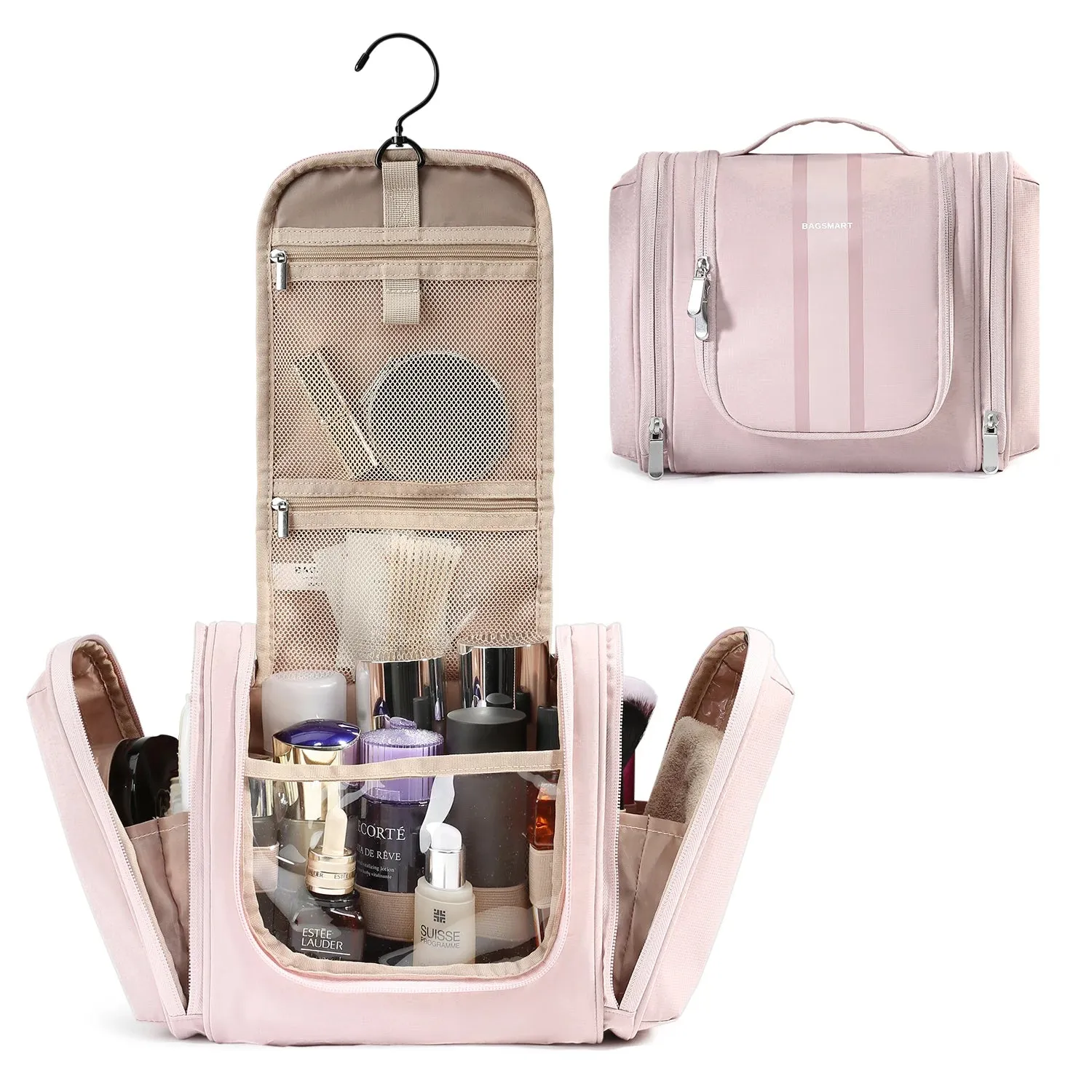 BAGSMART Hanging Makeup Bag