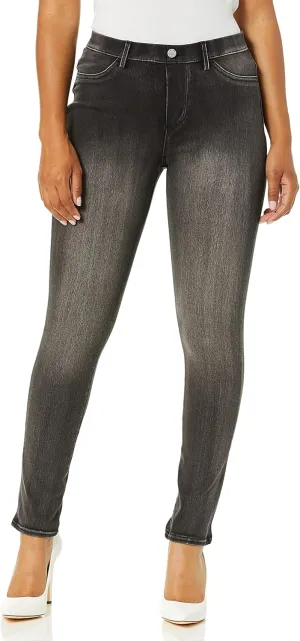Bandolino Women's Bella Faux 5 Pocket All Day Comfort Knit Denim Legging