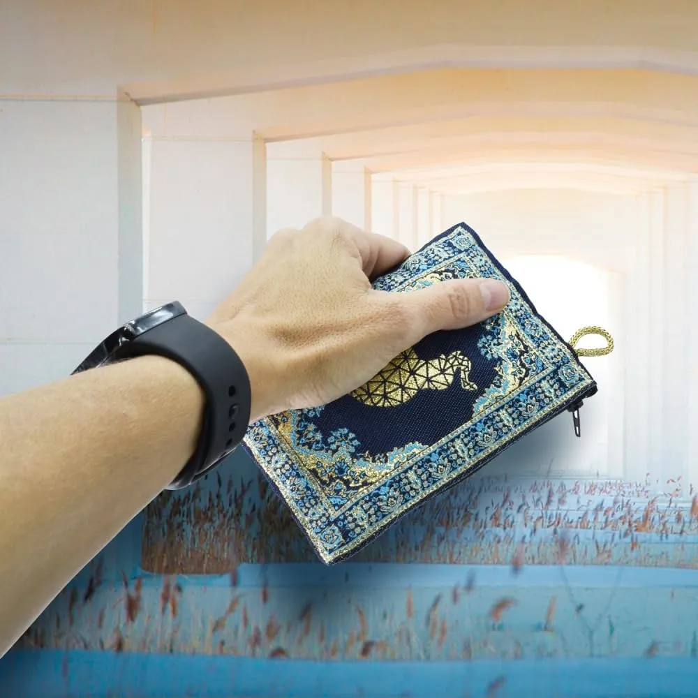 BDM Turkish Elephant Purse - Turkish Lucky Embroidered Zipper Wallet 15x10 cm