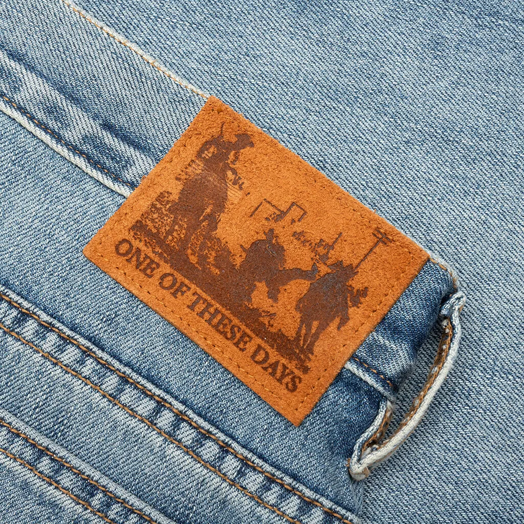 Better Days Straight Leg Jeans - Washed Denim