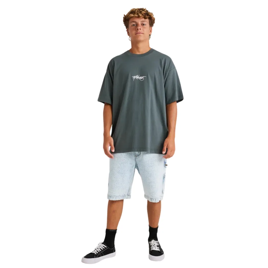 Billabong Bad Dog Workwear Short Stone Blue