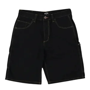 Billabong Bad Dog Workwear Short Washed Black